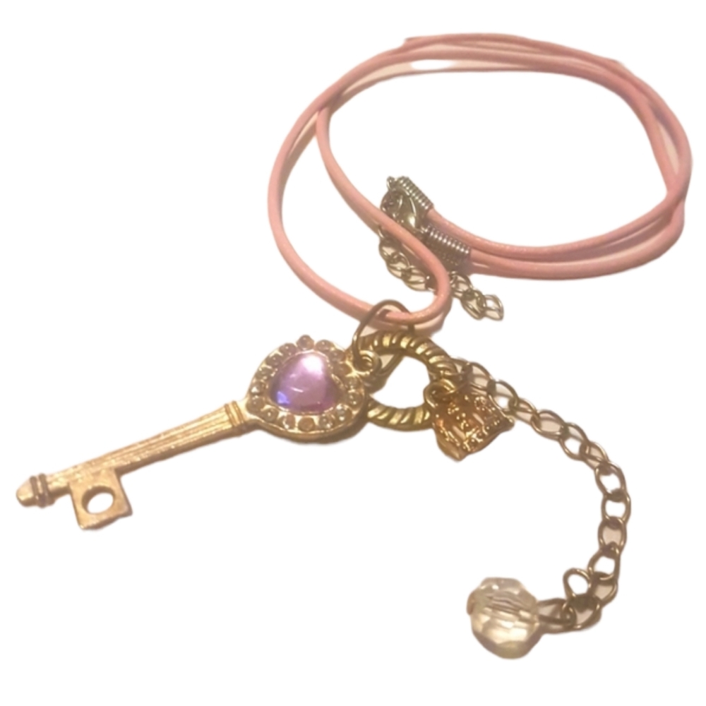💗 Chibiusa Crystal Key Necklace